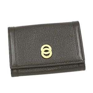 BVLGARI ブルガリ 25276 DOPPIOTONDO ドッピオトンド 名刺入れ カードケース ブラウン×ゴールド - 拡大画像