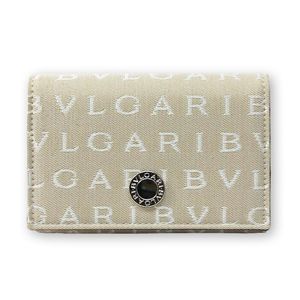 BVLGARI ブルガリ 26549 名刺入れ ベージュ - 拡大画像