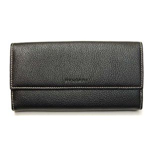 BVLGARI ブルガリ 27594 ダブルホック長財布 ブラック - 拡大画像