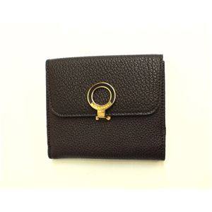 BVLGARI ブルガリ 25625 二つ折り財布 ダークブラウン - 拡大画像
