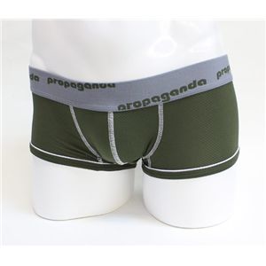 propaganda プロパガンダ メンズアンダーウェア SS33023-3302 OLIVE メッシュパイピングローライズ  Mサイズ - 拡大画像