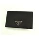 PRADA （プラダ） 二つ折り財布(札入れなし) 1M0504 TESSUTO NERO
