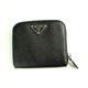 PRADA （プラダ） ジッピー二つ折財布 1M0522 SAFFIANO ORO NERO
