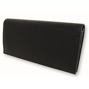 PRADA (プラダ) 二つ折り長財布 M836 SAF NERO - 拡大画像