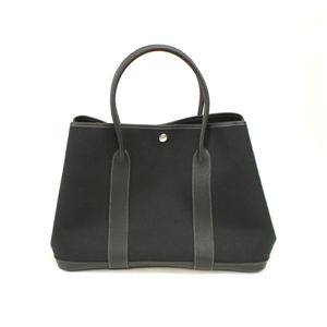 HERMES (エルメス) バッグ ガーデンパーティPM ブラック - 拡大画像