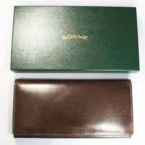 SONNE (ゾンネ) 長財布 BRIDLE LEATHER ブライドルレザー SOW001/CHO チョコレートのphoto2