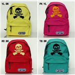 OUTDOOR PRODUCTS（アウトドア プロダクツ） キッズ向け スカル バックパック リュック・デイパック ofp455 PINK-YELLOW