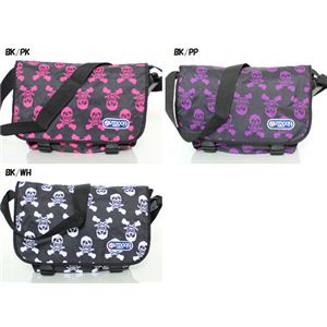 OUTDOOR PRODUCTS（アウトドア プロダクツ） パイレーツスカルズ メッセンジャーバッグ ショルダーバッグ ops1274 BLACK-PINK