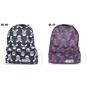 OUTDOOR PRODUCTS（アウトドア プロダクツ） パイレーツスカルズ ナップザック バックパック リュック・デイパック ops452 BLACK-PURPLE