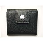BVLGARI（ブルガリ） 20201 財布 Wホック2つ折り財布 ブラック