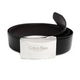 Calvin Klein（カルバンクライン） レザーベルト ブラック 5837 Made In It