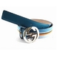 GUCCI（グッチ） ベルト（BELT）114984 HZ01N 4762 レザー×キャンバス si