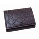 GUCCI（グッチ） カードケース/名刺入れ 120965 A0V1R 2019 GG 型押し牛革（ダークブラウン） - 縮小画像1