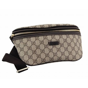 GUCCI�i�O�b�`�j �E�G�X�g�|�[�` 233269 FCIEG 8588 GG�v���XPVC/���U�[�g�����i�x�[�W��/�_�[�N�u���E���j �摜�P