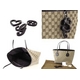 GUCCI(グッチ) 2009年秋冬新作 トートバッグ 211975 F4F4R 9758 GGキャンバス(ベージュGG × パープル) - 縮小画像2