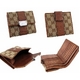 GUCCI（グッチ） Wホック財布 233011 F4G1N 9763 ジャガードキャンバス×牛革（ベージュGG×ライトブラウン） - 縮小画像3