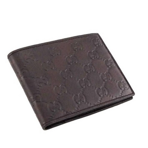 GUCCI（グッチ） 財布 224182 A0VIR 2019 型押しレザー ダークブラウン