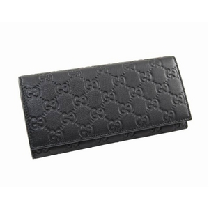 GUCCI（グッチ） 長財布 233154 A0V1R 1000 GG型押しソフトカーフ ブラック