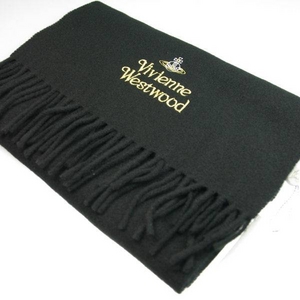 Vivienne Westwood(ヴィヴィアンウエストウッド) マフラー BLACK s13-f552combi12