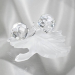 【入荷待ち】
            Swarovski(スワロフスキー) フィギュア 268196 BABY SNAILS ON LEAF