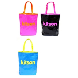 KITSON�i�L�b�g�\���j Neon tote �G�i���� �g�[�g�o�b�O �s���N�i3862�j