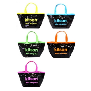KITSON�i�L�b�g�\���j sequin mini neon �~�j�X�p���R�[�� �g�[�g�o�b�O �l�I���C�G���[�i3577�j