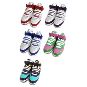 LA GEAR�i�G���G�[ �M�A�j ���g�����C�� FLAME HIGH 126600 ���f�B�[�X �V���[�Y 25.5cm �V���o�[/���b�h 63