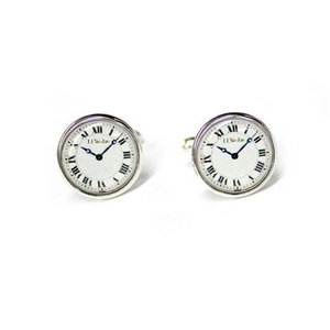 �J�t�����N�X �J�t�X�{�^�� ���v�i�����Ձj�J�t�X Watch or clock face photostone Cufflinks