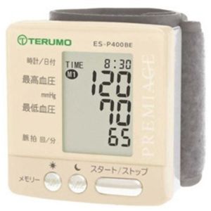 テルモ 電子血圧計手くび式 プレミアージュ ES-P400BE - 拡大画像