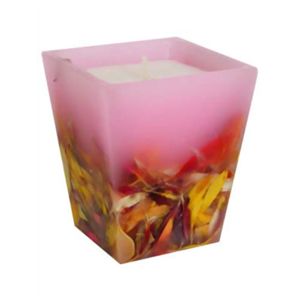 カッセルキャンドル ミニウルトラグロウ(角型) ガーベラペタル