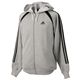 adidas(アディダス) CLSベーシックジップフードスエット ミディアムグレイヘザー M IU5