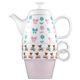Shinzi Katoh Tea For Two ティーポット&カップ2個組 Teddy Bear C204