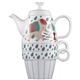 Shinzi Katoh Tea For Two ティーポット&カップ2個組 Elephant C206