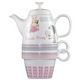 Shinzi Katoh Tea For Two ティーポット&カップ2個組 Friends C209