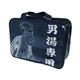 メッシュ底温泉ポーチ 歌舞伎(ネイビー) - 縮小画像1