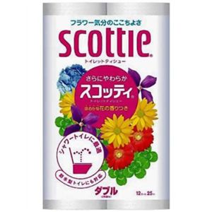 スコッティ フラワー(ダブル) 12ロール 【11セット】の画像1