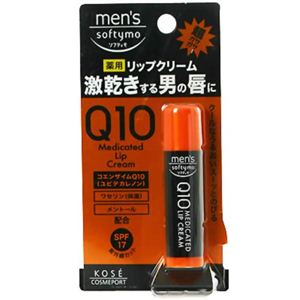 メンズソフティモ 薬用リップクリーム Q10 SPF17 【6セット】の画像1