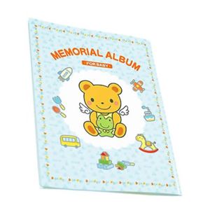 （まとめ買い）メモリアルアルバム for Baby クマ TBM-101×4セット - 拡大画像