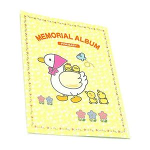 （まとめ買い）メモリアルアルバム for Baby あひる TBM-102×4セット - 拡大画像
