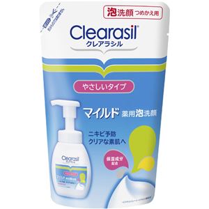 （まとめ買い）クレアラシル 薬用泡洗顔フォーム 180ml 詰替用×5セット