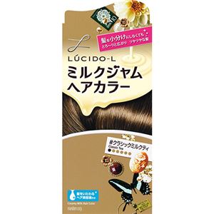 （まとめ買い）ルシードエル ミルクジャムヘアカラー クラシックミルクティ×6セット