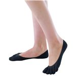 パンプスランキング28位 足元あったか パンプスインソックス ブラック 【2セット】