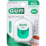 （まとめ買い）GUM デンタルフロス ワックス 40m×5セット