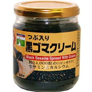 （まとめ買い）三育 つぶ入り黒ゴマクリーム 190g×4セット