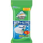 （まとめ買い）スクラビングバブル シャット 流せるトイレブラシ 替えブラシ 12個×30セット