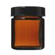 (まとめ買い)生活の木 茶色ガラス・クリーム容器 50ml×8セット