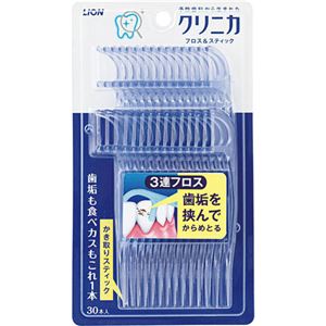 （まとめ買い）クリニカ フロス&スティック 30本×5セット