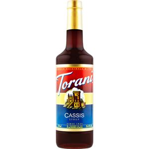 （まとめ買い）トラーニ フレーバーシロップ カシス 750ml×2セット