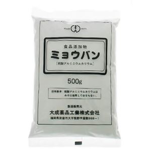 （まとめ買い）ミョウバン 500g×4セット