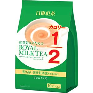 （まとめ買い）日東紅茶 紅茶好きのためのロイヤルミルクティー カロリーハーフ 10本入×15セット